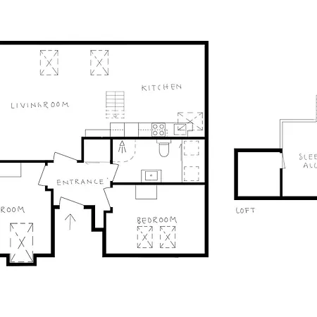 Dinbnb L 200m To Bryggen L Luxury 2 Bedroom L 2min To Floibanen